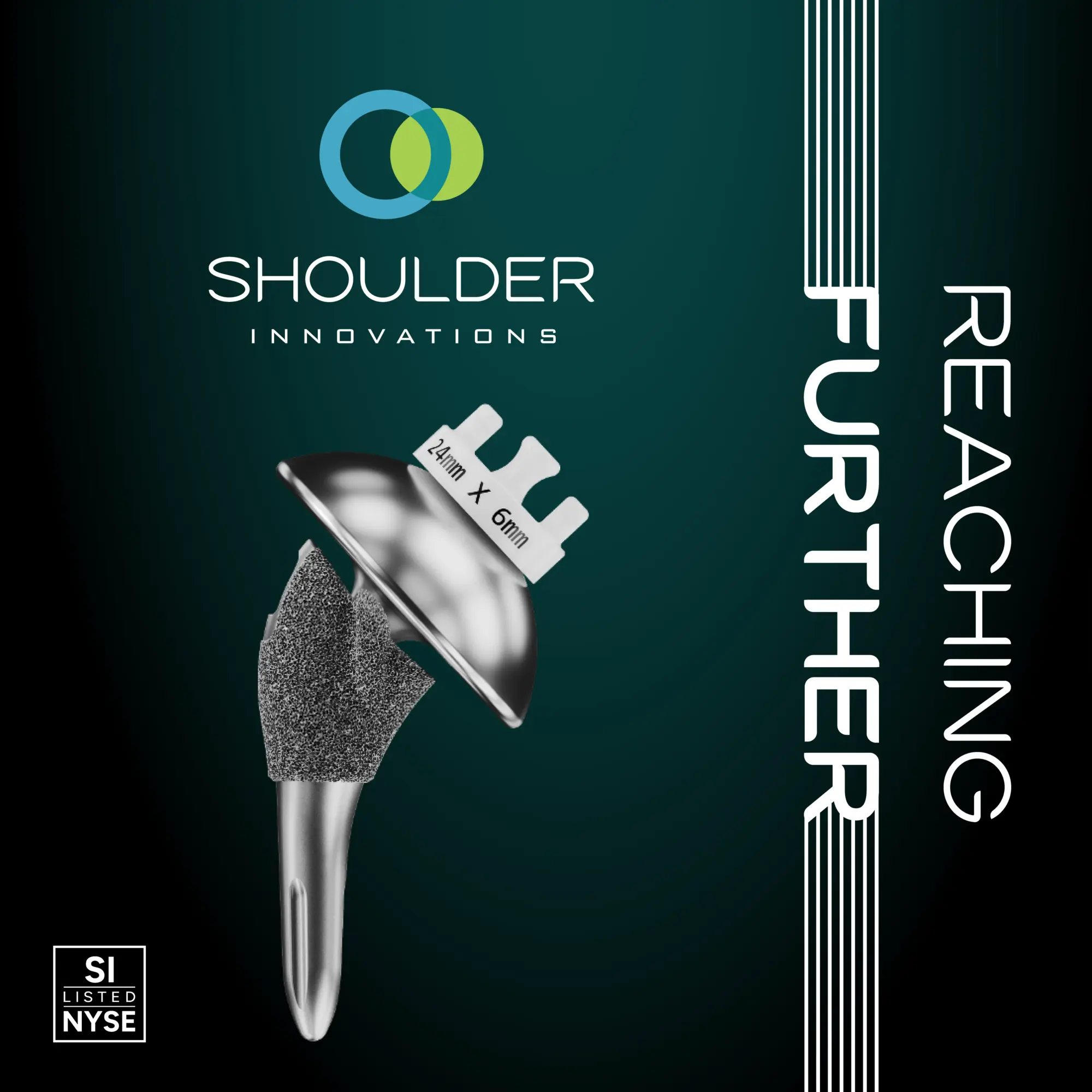 Total shoulder replacement implant