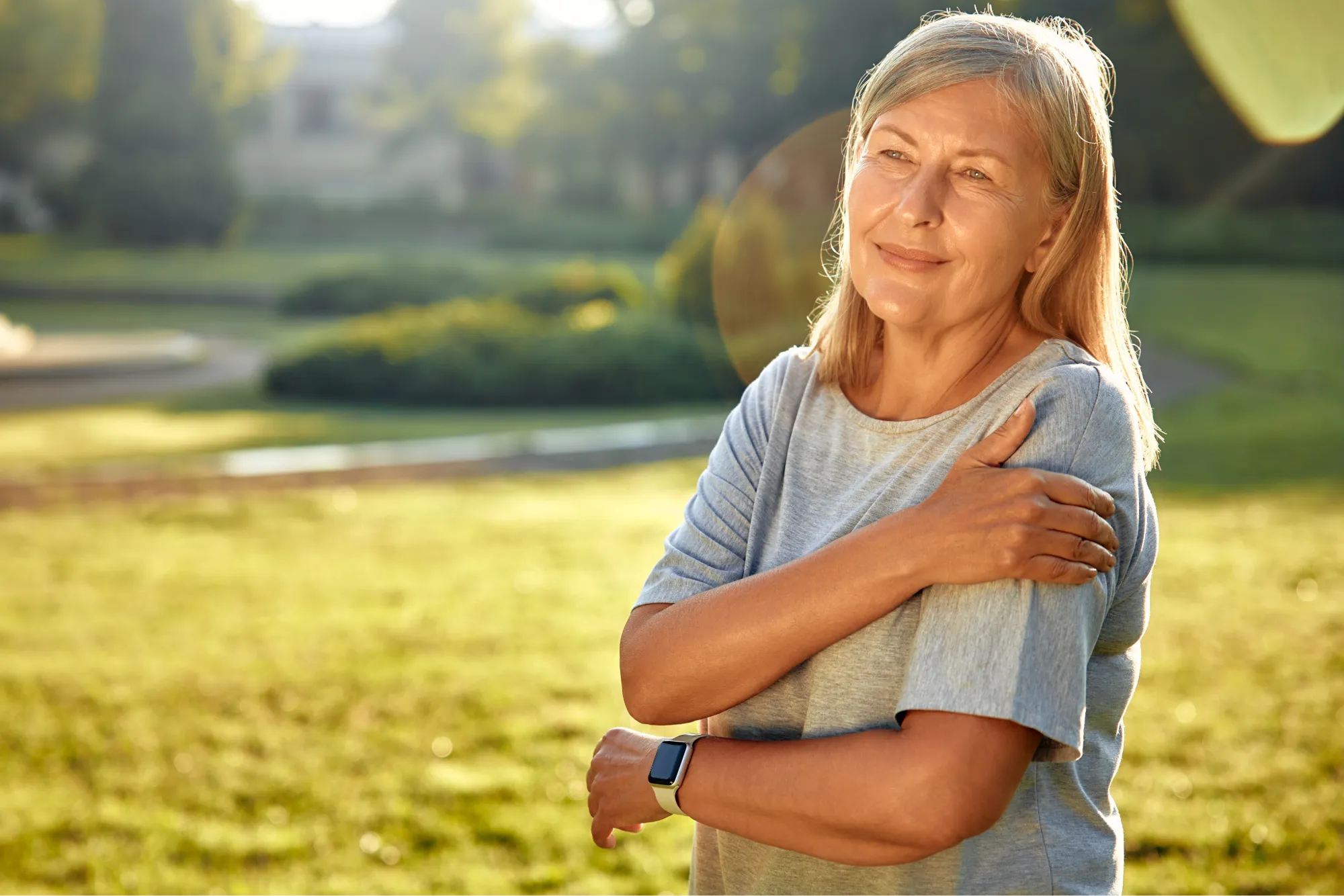 patient considering if shoulder replacement is right for them.